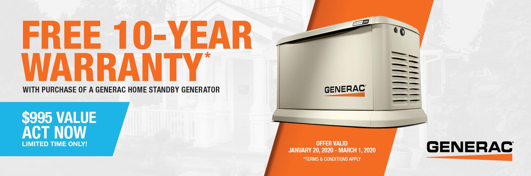 Homestandby Generator Deal | Warranty Offer | Generac Dealer | Butler, PA